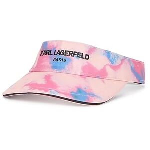 Karl Lagerfeld Paris Ladies Pink Tie Dye Visor Hat